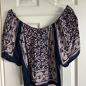 Forever 21 Bandana Off-Shoulder Top